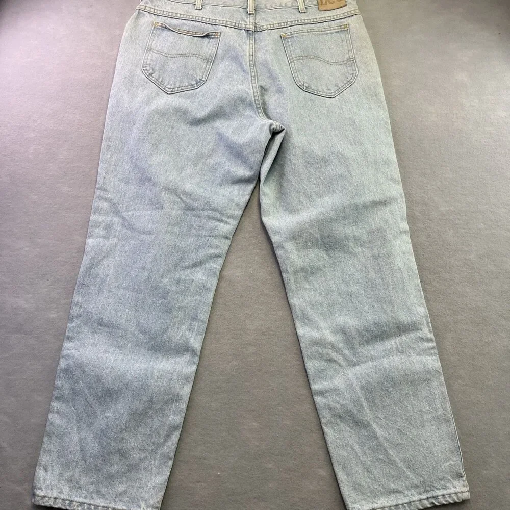 LEE Denim Vintage Jeans 80s 90s Mens 40x30 Made in USA